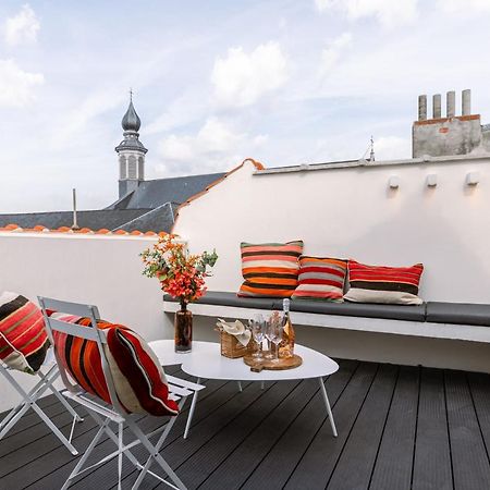 Duplex-Apartment With Terrace On Top Location In Gent Buitenkant foto