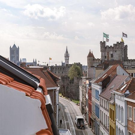 Duplex-Apartment With Terrace On Top Location In Gent Buitenkant foto