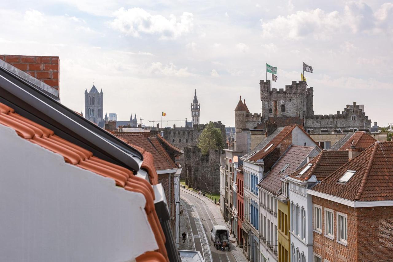 Duplex-Apartment With Terrace On Top Location In Gent Buitenkant foto