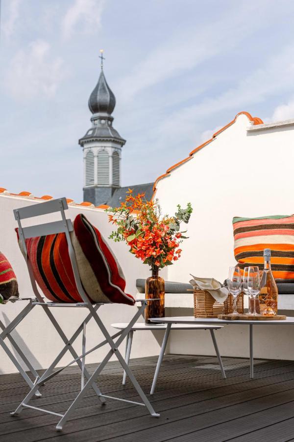 Duplex-Apartment With Terrace On Top Location In Gent Buitenkant foto